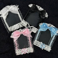 Handmade Lace Card Holder with Star Decoration