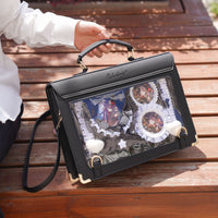Hu Tao’s Shadow Lace Ita Bag– Large-Capacity Hard Shell Briefcase Ita Bag, Perfect for Conventions, School & Daily Use