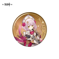 Lisenced Genshin Impact Genius Invokation TCG Tournament Series Tinplate Badge - 2.95 inches (75mm)