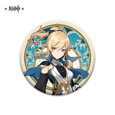 Lisenced Genshin Impact Mondstadt Theme Series Character Badge –  2.95 inches (75mm) – Venti, Klee, Albedo