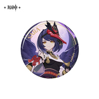Lisenced Genshin Impact Genius Invokation TCG Tournament Series Tinplate Badge - 2.95 inches (75mm)