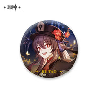 [Official Genshin Impact] Character Badge –  2.28inches(58mm) – Furina & Kaedehara Kazuha – Genshin Themed Series
