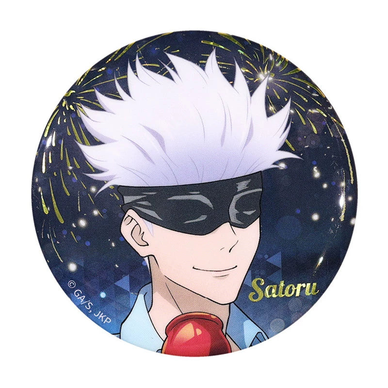 Licensed BOOMCOMIC Jujutsu Kaisen Satoru Gojo Reflective Badgers -22.8inches（58mm）- Season 2 Kaigyoku & Gyokusetsu Arc