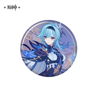 Lisenced Genshin Impact Genius Invokation TCG Tournament Series Tinplate Badge - 2.95 inches (75mm)