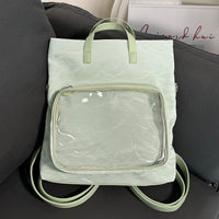 Multi-Way Ita Bag – Large Capacity, Convertible Shoulder, Backpack & Handbag