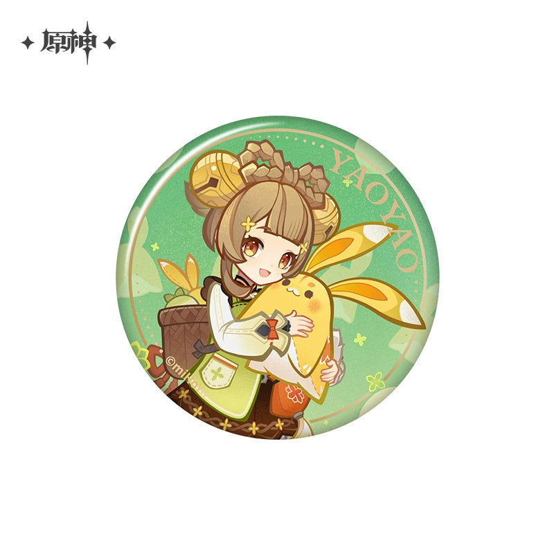 Lisenced Genshin Impact Genius Invokation TCG Tournament Series Tinplate Badge - 2.95 inches (75mm)