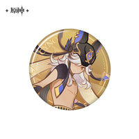 Lisenced Genshin Impact Genius Invokation TCG Tournament Series Tinplate Badge - 2.95 inches (75mm)