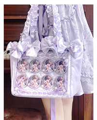 Rose Bloom Ita Bag – Stylish Ribbon Crossbody for Collectibles
