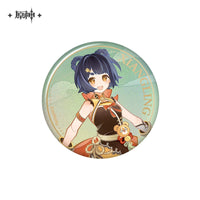Lisenced Genshin Impact Genius Invokation TCG Tournament Series Tinplate Badge - 2.95 inches (75mm)