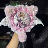 Handmade Elf Fairy Badge Holder – Ita Bag Decoration Base for 2.28-2.95 inch (58mm-75mm) Badges