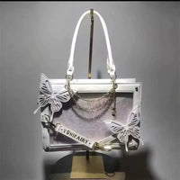 Lolita Gothic Spider Web Dark Series Pain Bag Labyrinth Butterfly Girl Casual Shoulder Crossbody Tote Bag