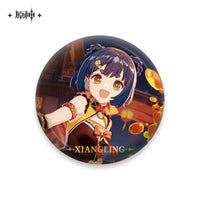 [Official Genshin Impact] Character Badge –  2.28inches(58mm) – Furina & Kaedehara Kazuha – Genshin Themed Series