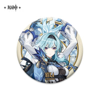 Lisenced Genshin Impact Mondstadt Theme Series Character Badge –  2.95 inches (75mm) – Venti, Klee, Albedo