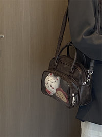 Stylish Brown-Tone Ita Backpack – Anime-Inspired Plushie Bag for Daily & Commuter Use