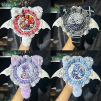 Handmade Elf Fairy Badge Holder – Ita Bag Decoration Base for 2.28-2.95 inch (58mm-75mm) Badges