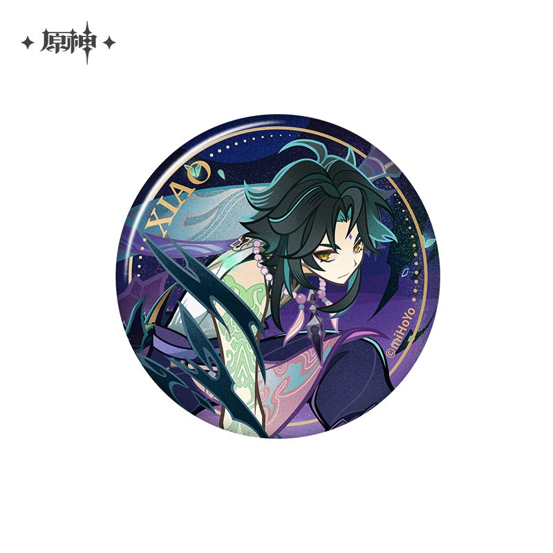 Lisenced Genshin Impact Genius Invokation TCG Tournament Series Tinplate Badge - 2.95 inches (75mm)
