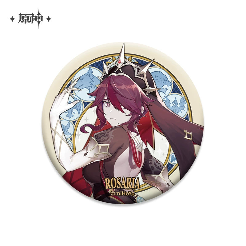 Lisenced Genshin Impact Mondstadt Theme Series Character Badge –  2.95 inches (75mm) – Venti, Klee, Albedo