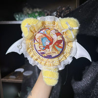 Handmade Elf Fairy Badge Holder – Ita Bag Decoration Base for 2.28-2.95 inch (58mm-75mm) Badges