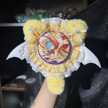 Handmade Elf Fairy Badge Holder – Ita Bag Decoration Base for 2.28-2.95 inch (58mm-75mm) Badges