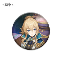 [Official Genshin Impact] Character Badge –  2.28inches(58mm) – Furina & Kaedehara Kazuha – Genshin Themed Series