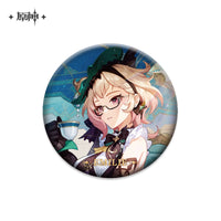 [Official Genshin Impact] Character Badge –  2.28inches(58mm) – Furina & Kaedehara Kazuha – Genshin Themed Series