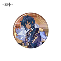 Lisenced Genshin Impact Genius Invokation TCG Tournament Series Tinplate Badge - 2.95 inches (75mm)