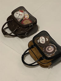 Stylish Brown-Tone Ita Backpack – Anime-Inspired Plushie Bag for Daily & Commuter Use