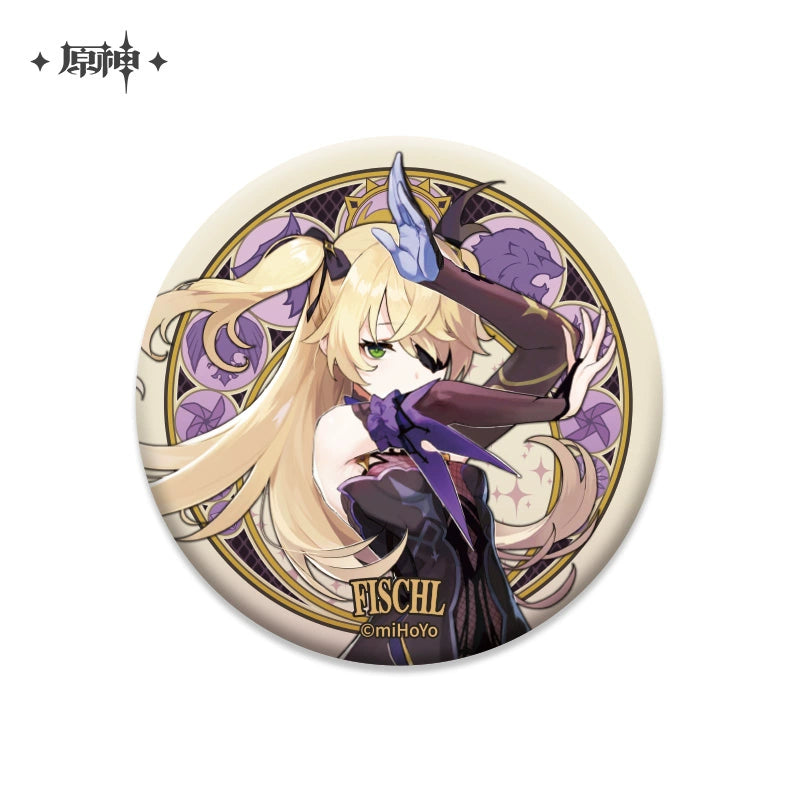 Lisenced Genshin Impact Mondstadt Theme Series Character Badge –  2.95 inches (75mm) – Venti, Klee, Albedo