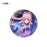 Lisenced Genshin Impact Genius Invokation TCG Tournament Series Tinplate Badge - 2.95 inches (75mm)