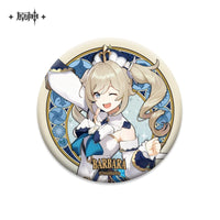 Lisenced Genshin Impact Mondstadt Theme Series Character Badge –  2.95 inches (75mm) – Venti, Klee, Albedo
