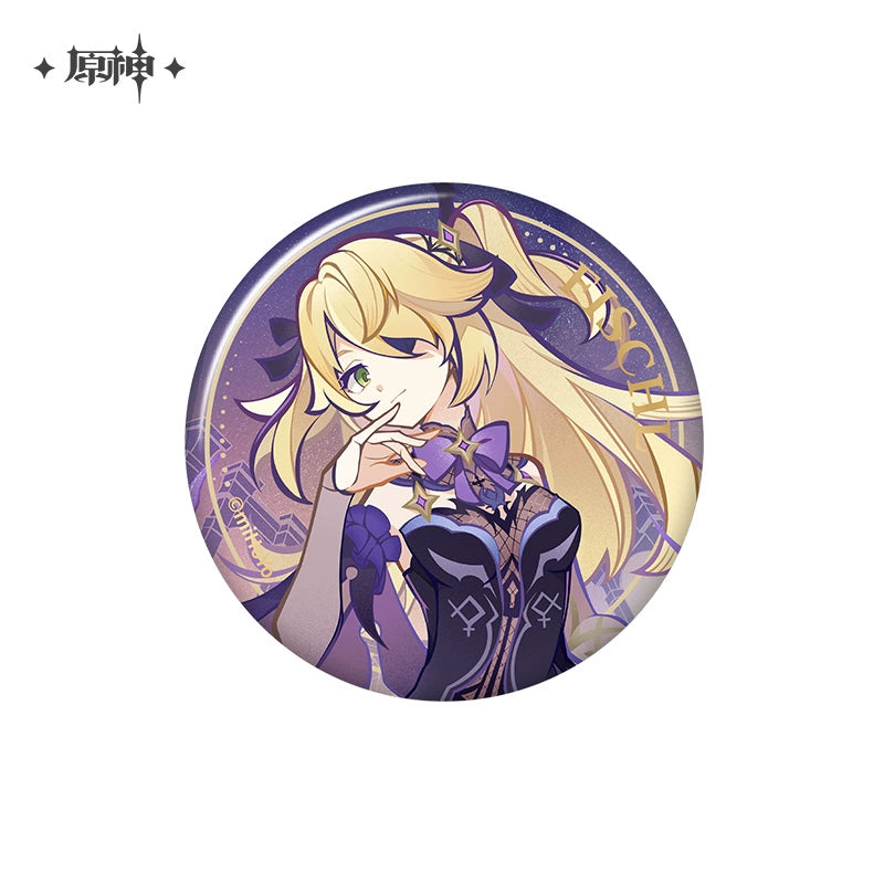 Lisenced Genshin Impact Genius Invokation TCG Tournament Series Tinplate Badge - 2.95 inches (75mm)