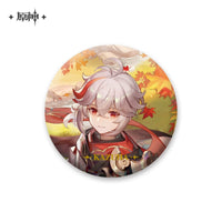 [Official Genshin Impact] Character Badge –  2.28inches(58mm) – Furina & Kaedehara Kazuha – Genshin Themed Series