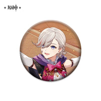 [Official Genshin Impact] Character Badge –  2.28inches(58mm) – Furina & Kaedehara Kazuha – Genshin Themed Series