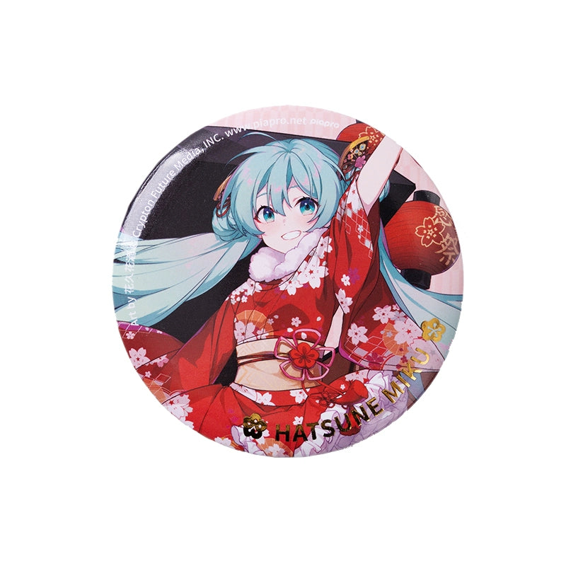 Hatsune Mike GoodsMoeyu Iron Commemorative Badge Miku Language of Flowers 39 Thank You Day  Badge 58mm