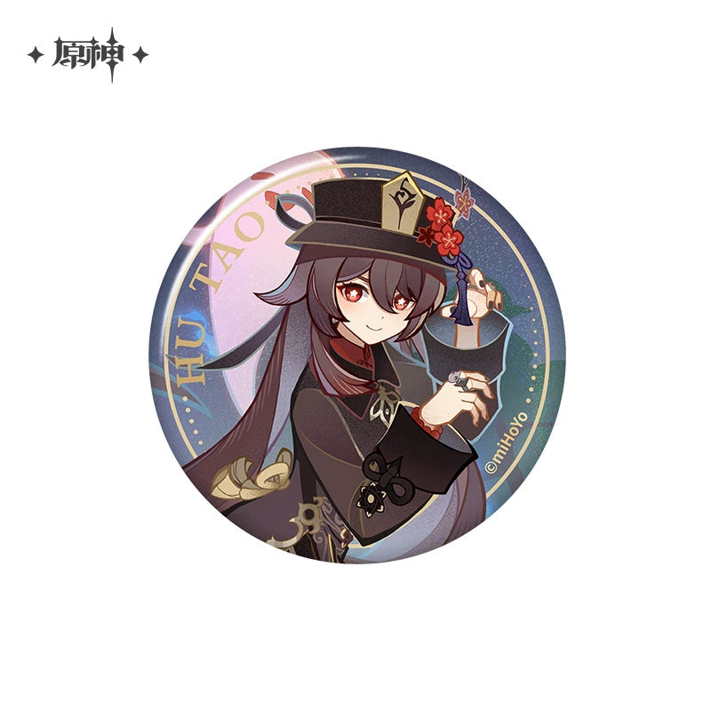 Lisenced Genshin Impact Genius Invokation TCG Tournament Series Tinplate Badge - 2.95 inches (75mm)