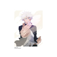 Official Licensed Jujutsu Kaisen Season 2 Flash Limited Gojo Satoru & Suguru Geto Gold Foil Postcard Card 3.54X6.06 inches