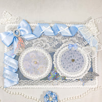 Fairy Garden Itabag Display Insert - Holds 2 Badges perfectly-Pre-made Ita Board Original Handmade