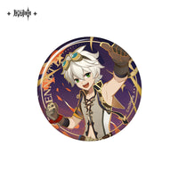 Lisenced Genshin Impact Genius Invokation TCG Tournament Series Tinplate Badge - 2.95 inches (75mm)