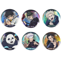 Licensed BOOMCOMIC Jujutsu Kaisen Holographic Badges-22.8inches（58mm）