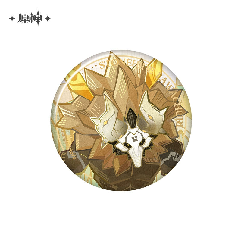 Lisenced Genshin Impact Genius Invokation TCG Tournament Series Tinplate Badge - 2.95 inches (75mm)