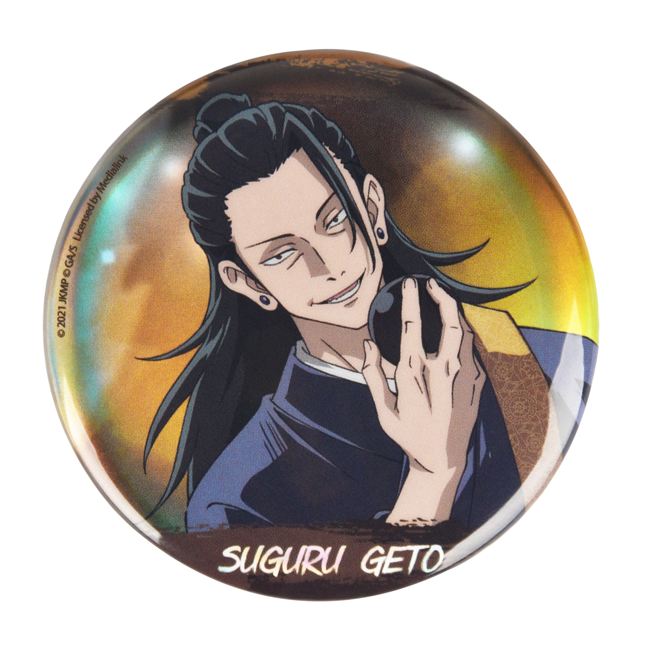 Licensed BOOMCOMIC Jujutsu Kaisen Holographic Badges-22.8inches（58mm）