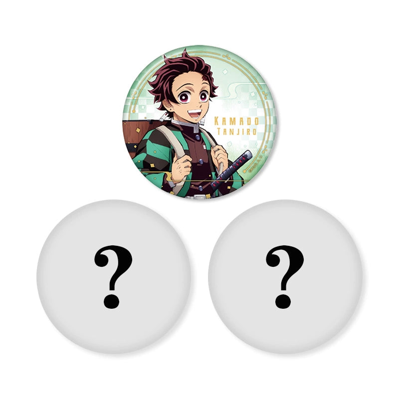 Demon Slayer Official Anime Badge Blind Box – Genuine Kimetsu no Yaiba Collectible Pins