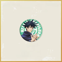 Licensed BOOMCOMIC Jujutsu Kaisen Holographic Badges-22.8inches（58mm） badges