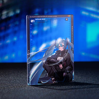 Moeyu Hatsune Future Technology Series Transparent Card Miku Animation Peripheral Acrylic Commemorative Ornament Goods