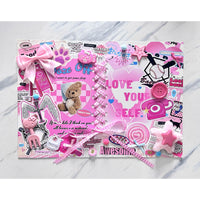 (Custom size) Summer Ribbon Itabag Display Insert — Original Handmade Ita Board