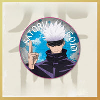 Licensed BOOMCOMIC Jujutsu Kaisen Holographic Badges-22.8inches（58mm） badges