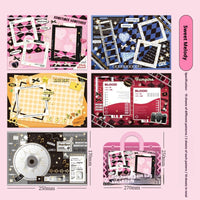10 Sheets of Assorted Stylish Background Borads for Ita Bag
