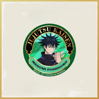 Licensed BOOMCOMIC Jujutsu Kaisen Holographic Badges-22.8inches（58mm） badges