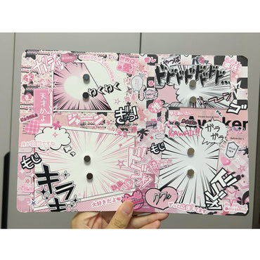 (Custom size) Manga Speech Bubble Itabag Insert — Fits 2 To 4 Badges Perfectly — Original Handmade Ita Board
