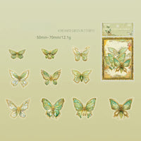 20 Sheets of Butterfly Decorative Stickers for Ita Frames